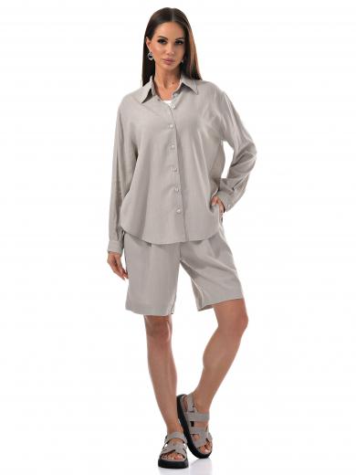 Рубашка светло-бежевая