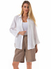 Рубашка лён белый | А+Б Коллекция